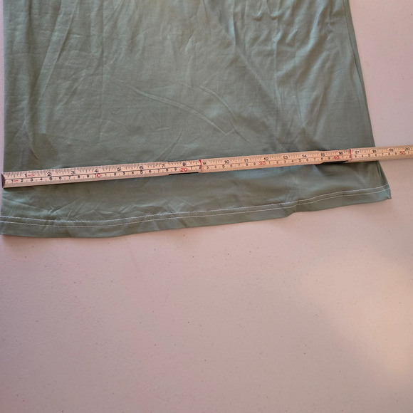 Unbranded Long Sleeve Tees Women's M Green Half Button NWOT - Picture 14 of 15